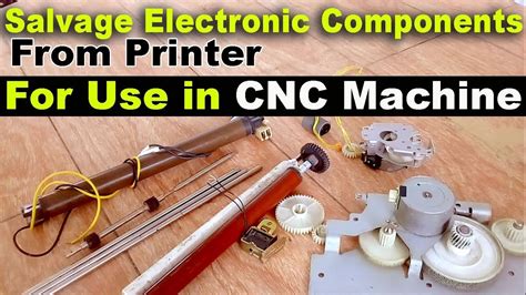 salvage parts from a printer to make cnc lathe|recycle old printer parts.